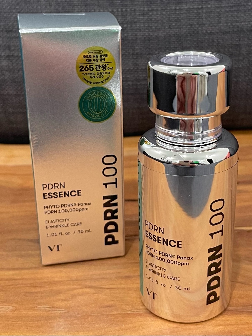 NWT VT COSMETICS PDRN Essence 100 Elasticity & Wrinkle Care Phyto PDRN Panax